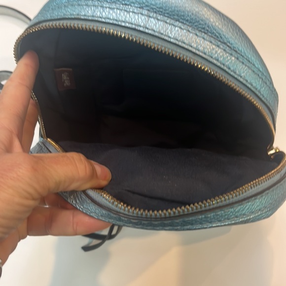 Coach color block Andi mini metallic backpack EUC - Picture 4 of 6